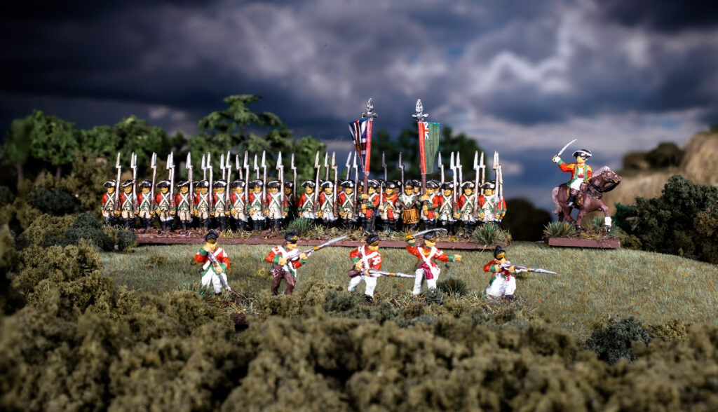 Epic Battles Revolution! British Infantry, painted by John Stallard