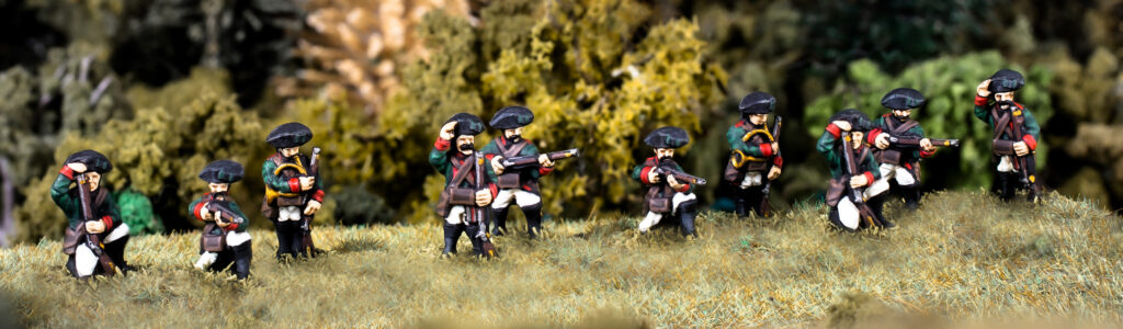 Black Powder Epic Battles: Revolution! Hessian Jägers form up!