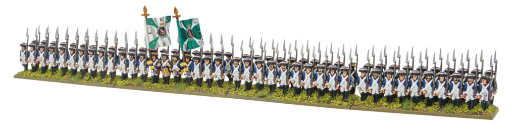 Black Powder Epic Battles: Revolution! by Warlord Games, Hessian Musketeers (Line Infantry)
