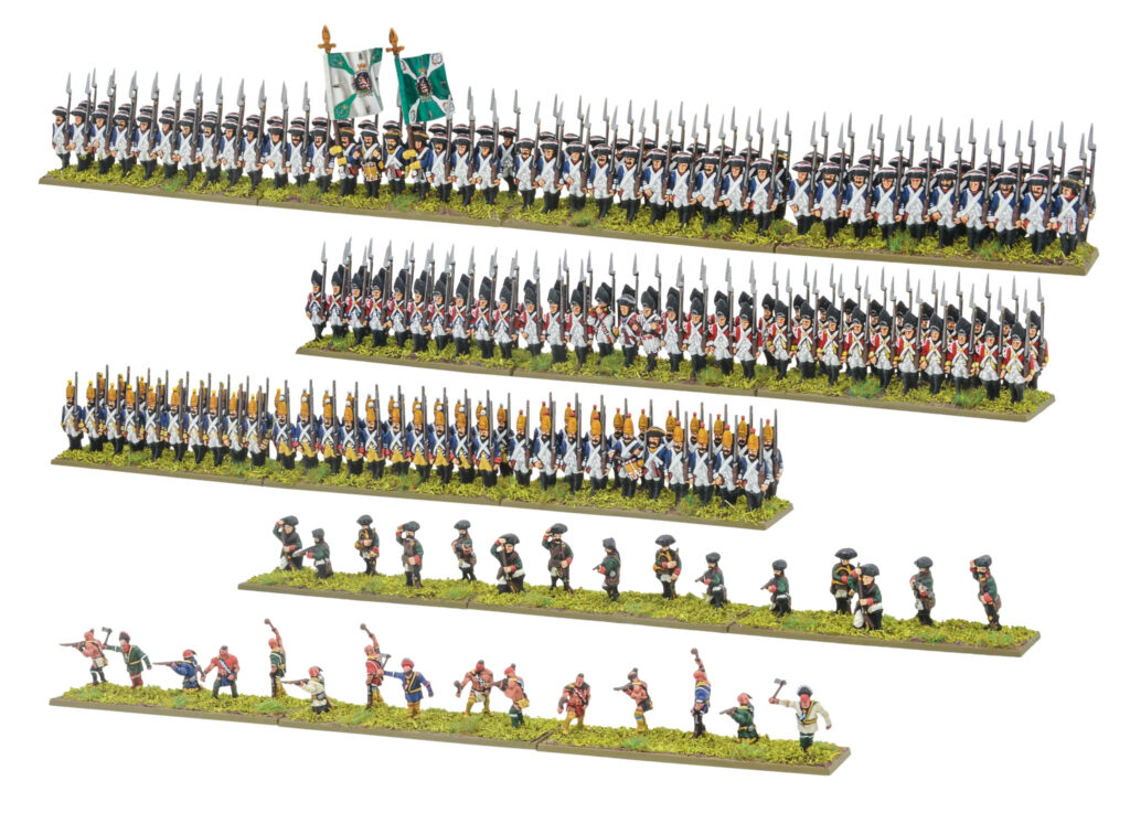 Black Powder Epic Battles: Revolution! by Warlord Games, Hessians & Allies Brigade Boxed Set
