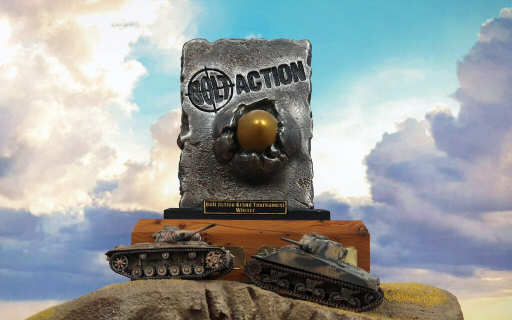 The Bolt Action Grand Tournament trophy