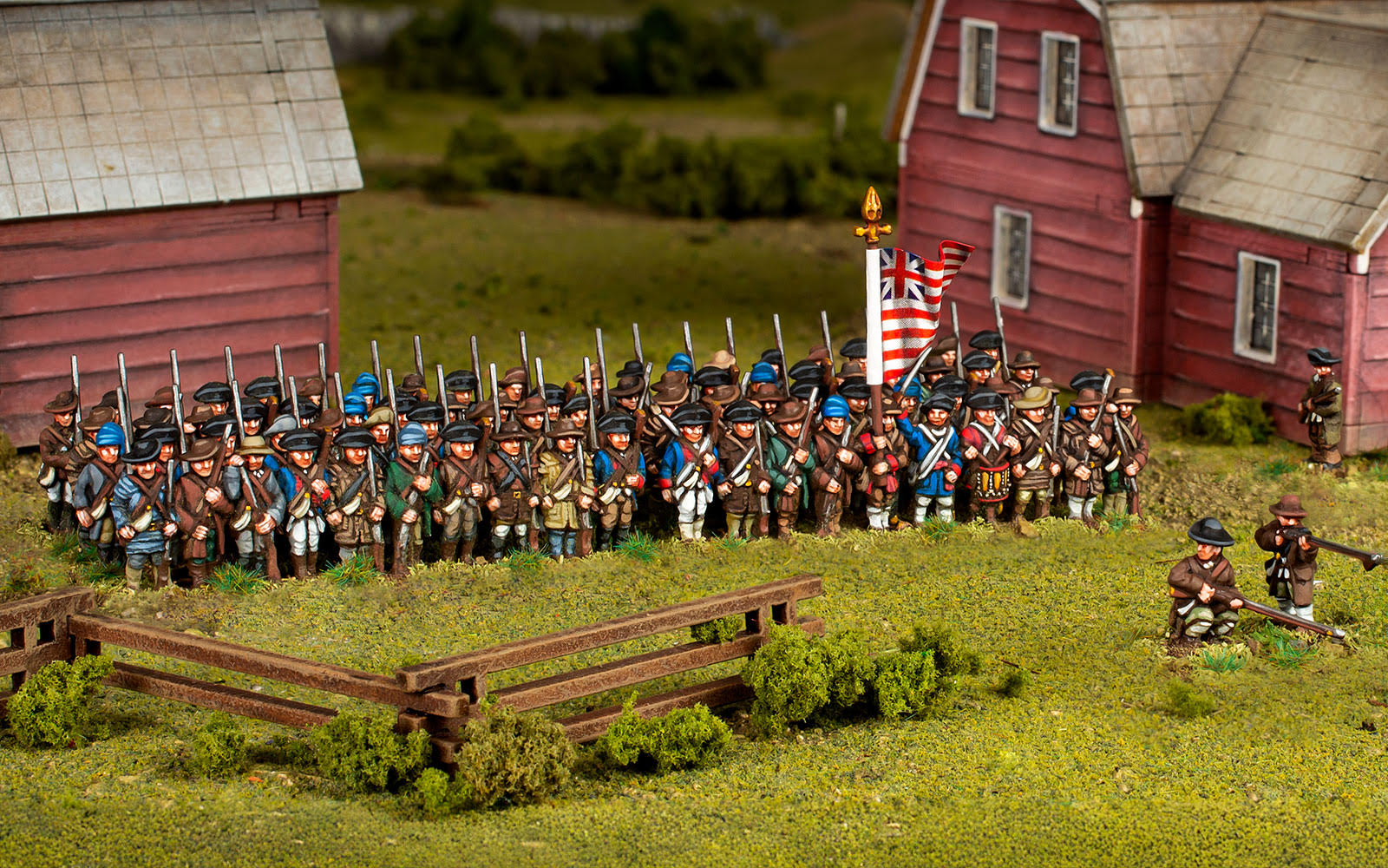 Header image for the Continental Army sprue focus article.