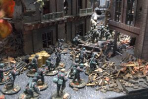 Konflikt '47 display table by Warlord Games