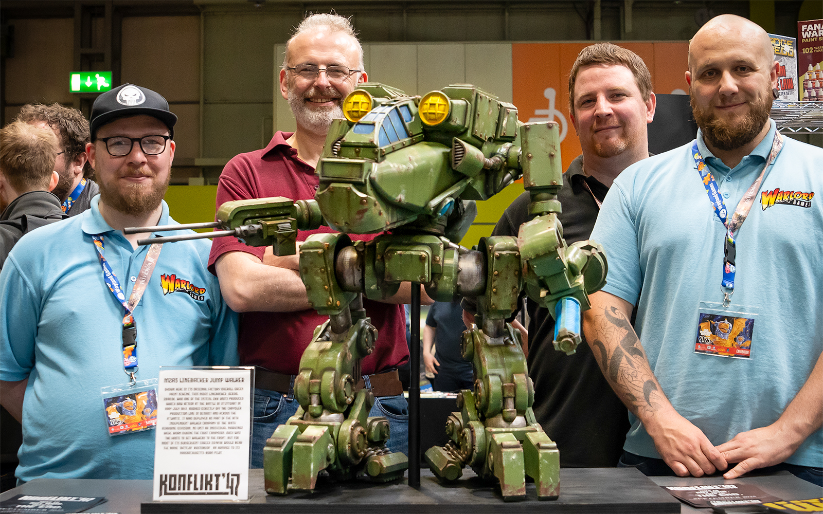The giant Linebacker at UK Games Expo