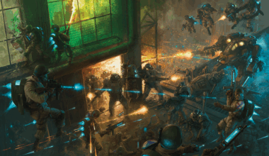 Konflikt '47 Starter Set Cover Art, by Stef Kopinski