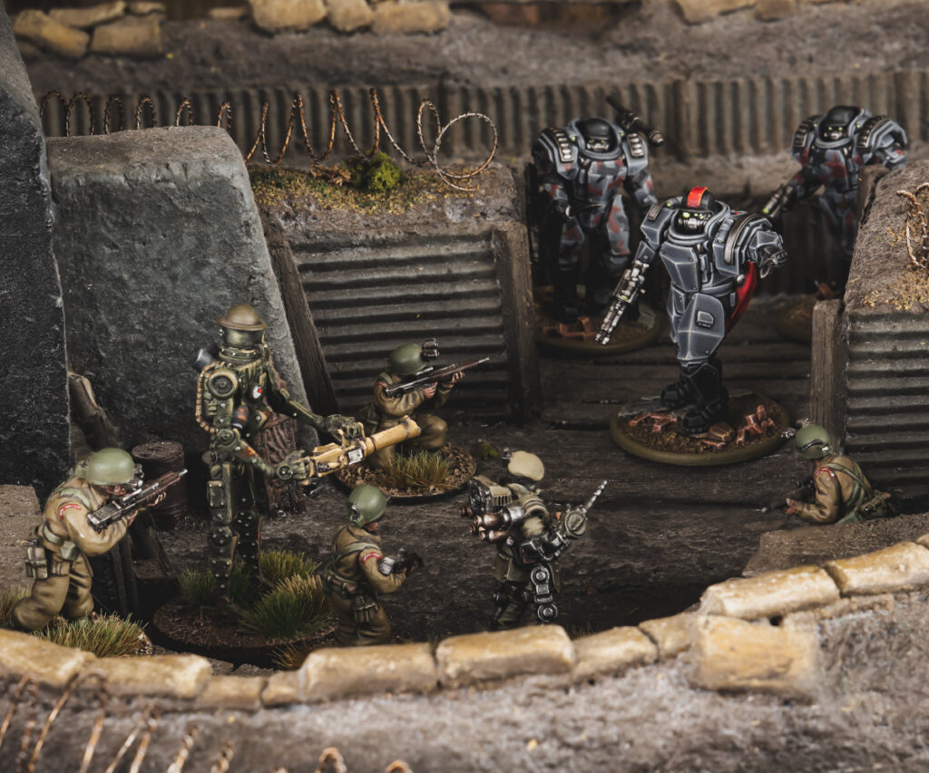 Konflikt '47 Commonwealth and Axis troops by Warlord Games