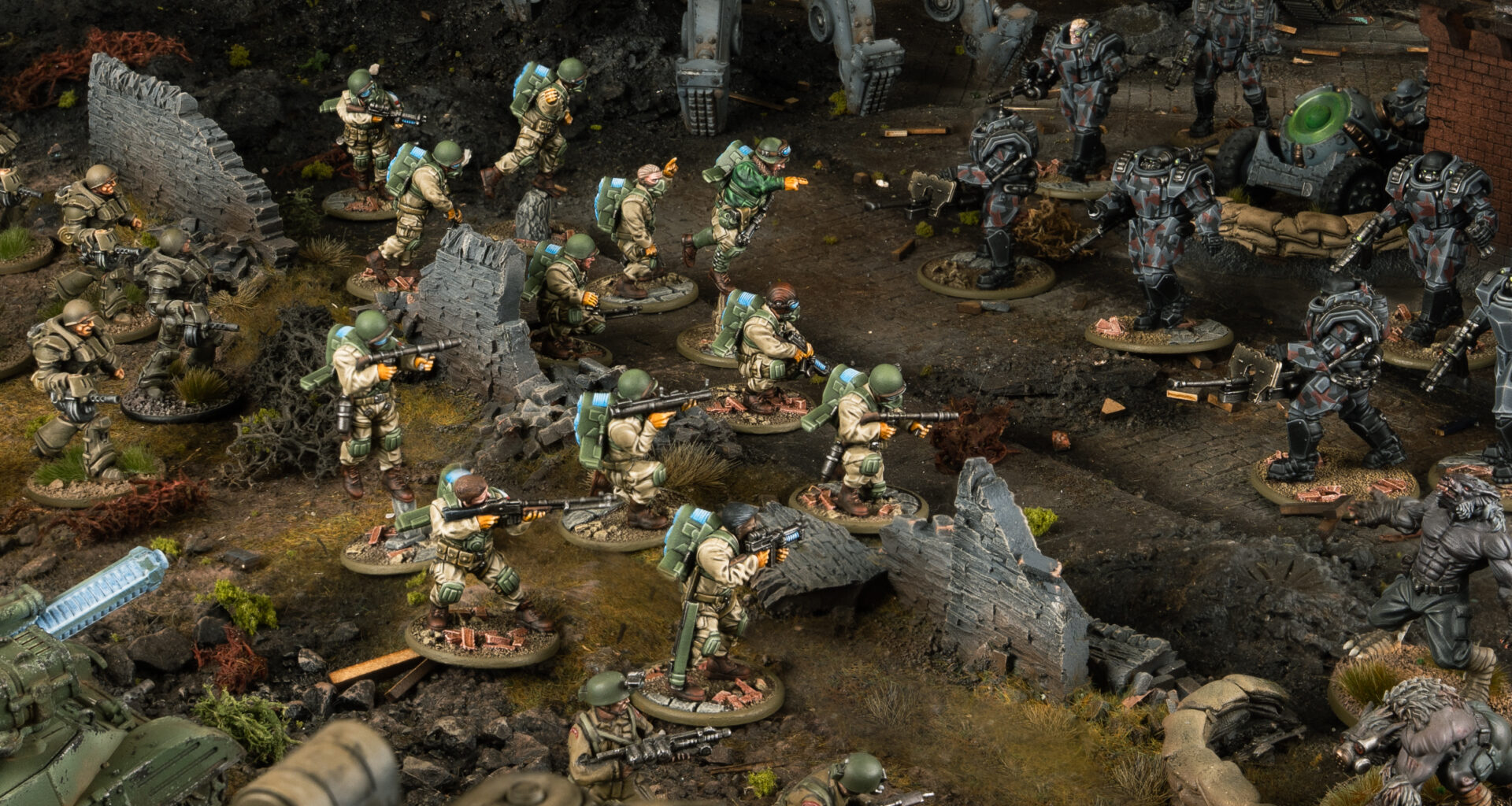 Konflikt '47 Firefly infantry by Warlord Games