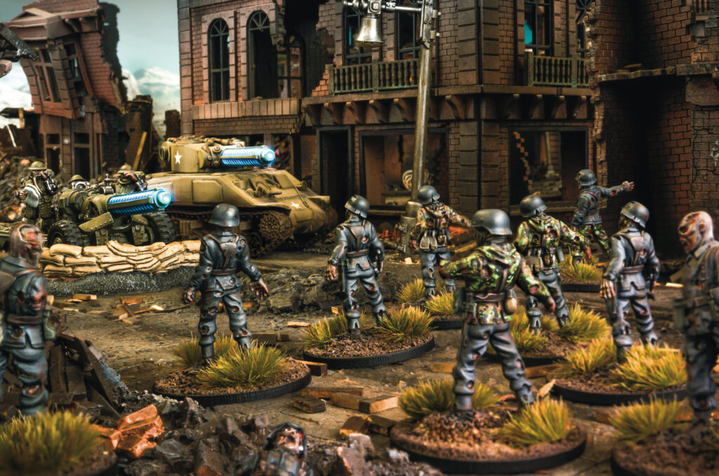 Konflikt '47 Tesla weapons by Warlord Games