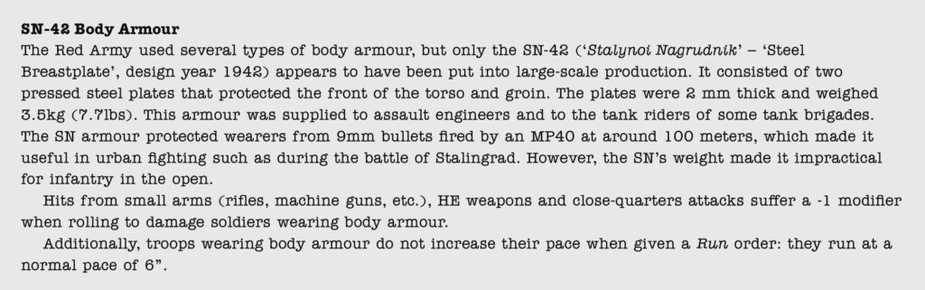 Bolt Action Soviet rules