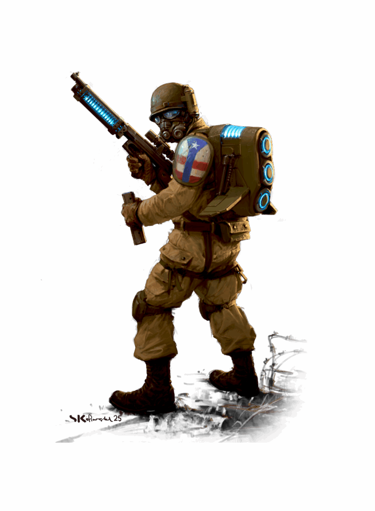 Us Firefly painted by Stefan Kopinski