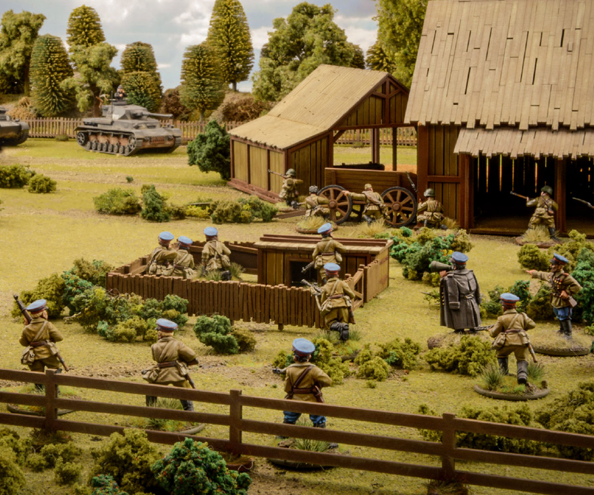 Bolt Action Soviet troops by Warlord Games
