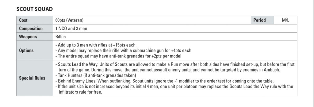 Bolt Action Soviet rules
