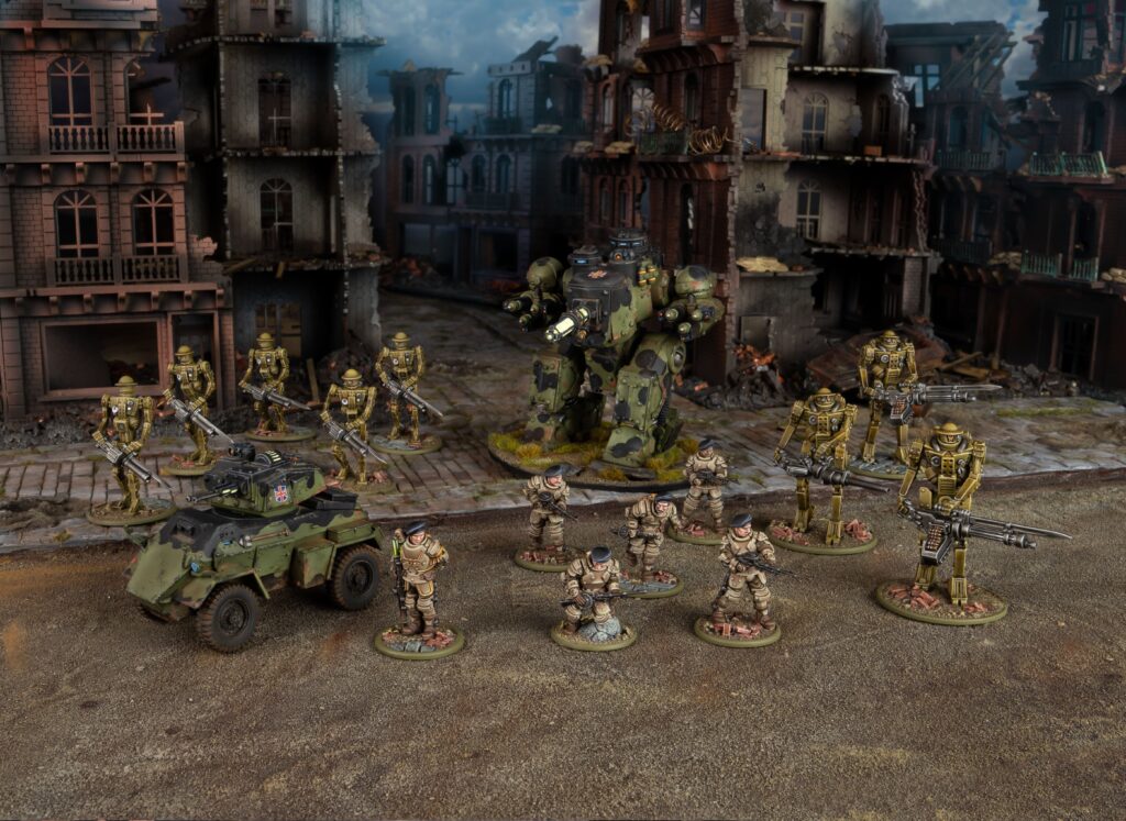 Konflikt Commonwealth troops by Warlord Games