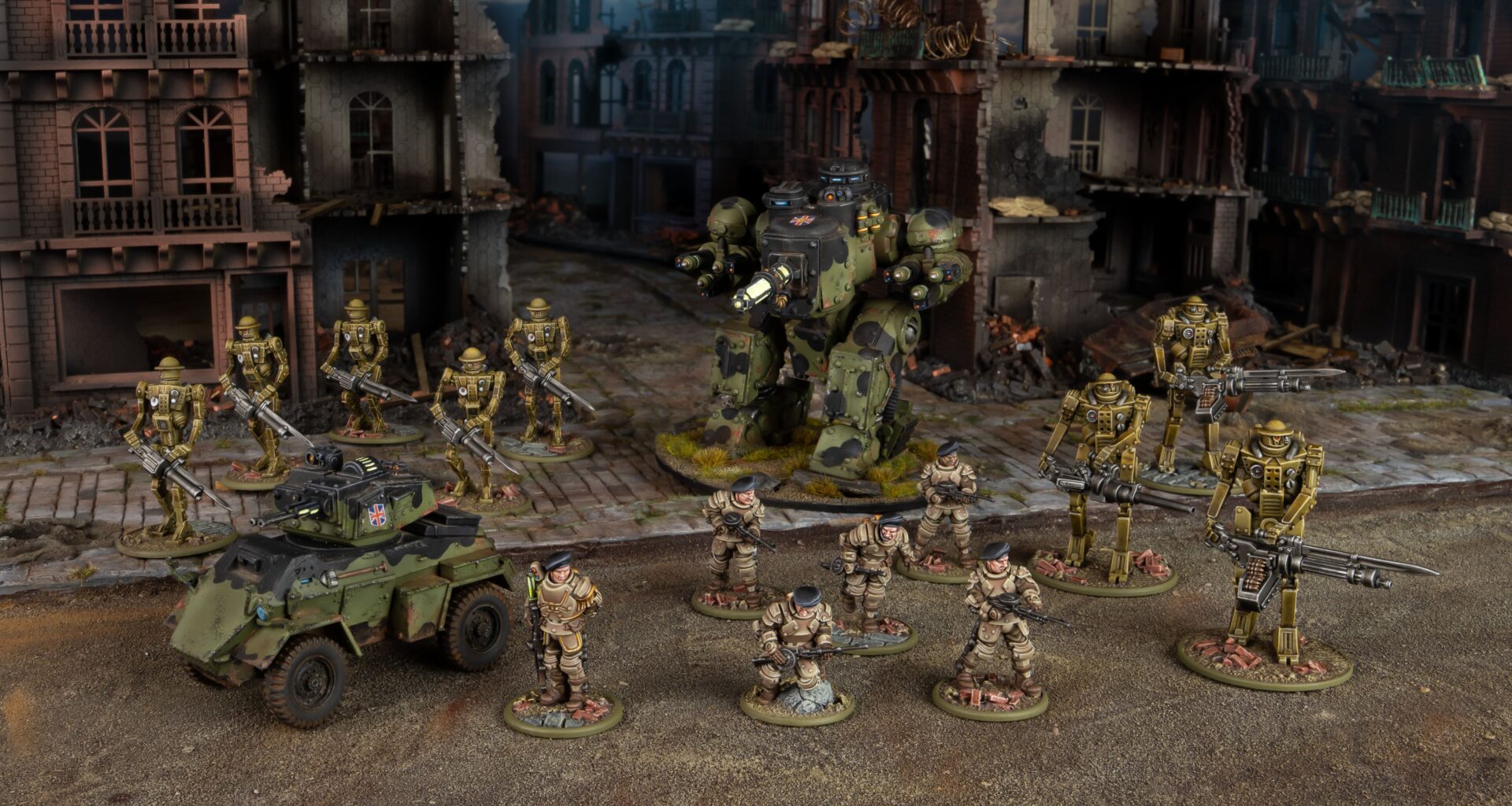 Konflikt Commonwealth troops by Warlord Games